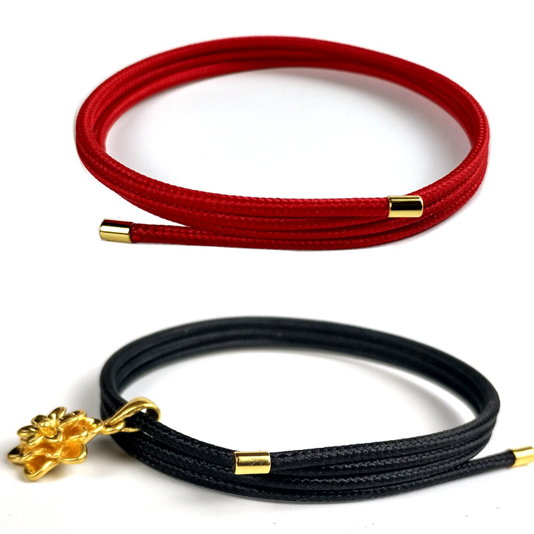 磁绳手链健康保健项链绳劲链短款锁骨链磁铁百变多圈红绳手环