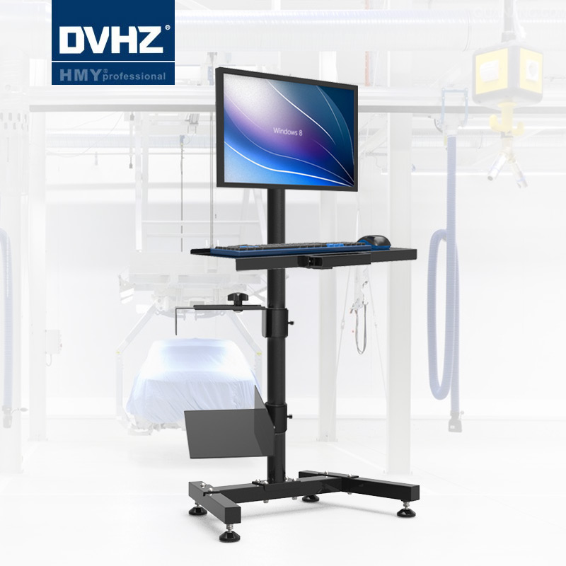 dvhz专业工业医疗流水线屏幕支架 挂架 台式机键盘托工作站 T9005