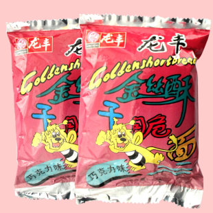 【一件包邮】龙丰金丝酥方便面 巧克力味干脆面 整箱30袋*60g