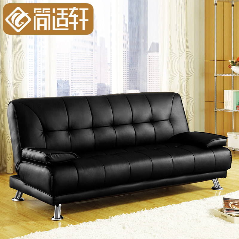 简约现代实木沙发床1.8米可折叠客厅小户型单人双人多功能沙发1.5