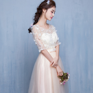 新款短款伴娘裙