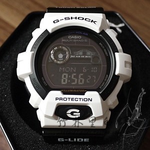 卡西欧手表gwb5600,卡西欧gwb5600机芯 代购正品卡西欧g-shock太阳能电波表gwx-8900b-7冲浪男表潮汐手表