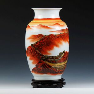 名人手绘花瓶景德镇陶瓷器名人名作 林敏 中国龙 礼品 416.0$0.