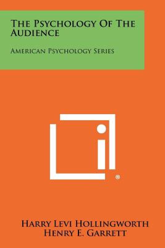 【预售】The Psychology of the Audience: American Psychology