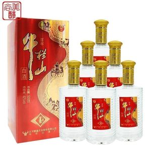 百年牛栏山二锅头 红盒子豪42度 浓香型粮食酒500ml*6瓶整箱装