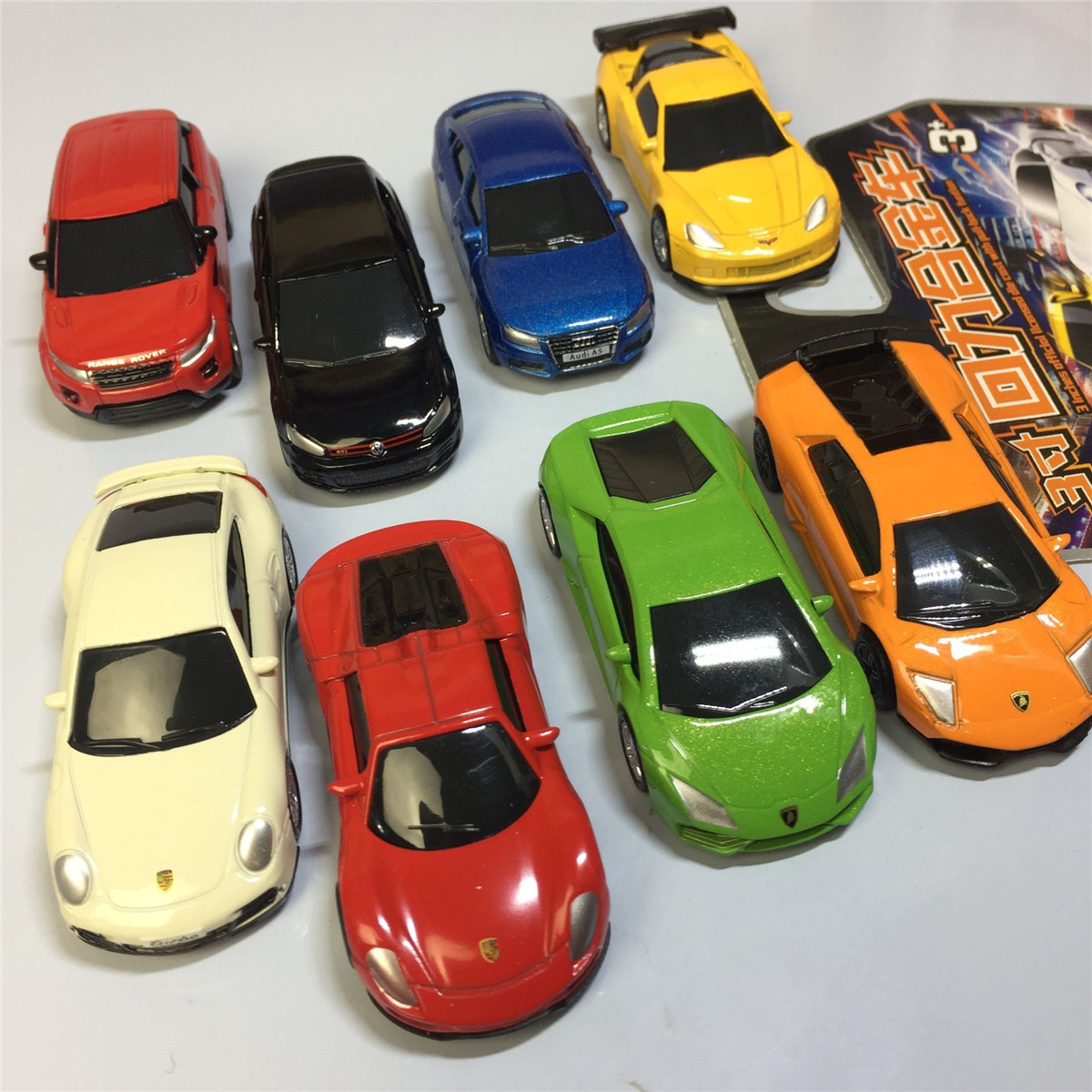 四件包邮马珂垯3寸系列奔驰宝马路虎大众授权回力合金车模玩具