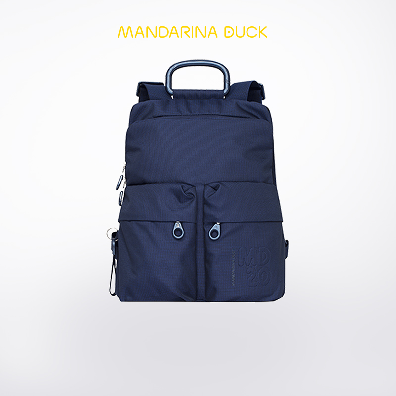 Mandarina duck意大利鸳鸯时尚休闲旅行双肩包大容量耐磨春游款