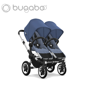 bugaboo donkey2 双胞胎婴儿推车大空间 可转换 赠两个睡蓝