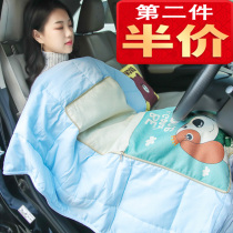 汽车抱枕被子两用卡通车载靠垫午休午睡多功能折叠空调被车内用品