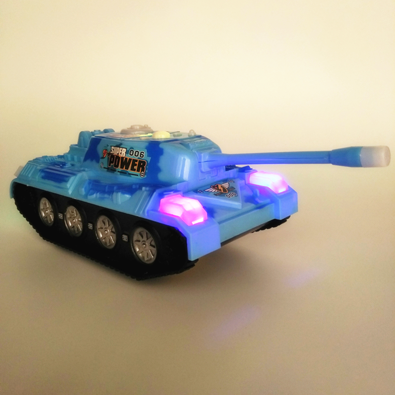 发光电动万向音乐坦克仿真逼真军事模型儿童益智玩具幼儿园小礼物