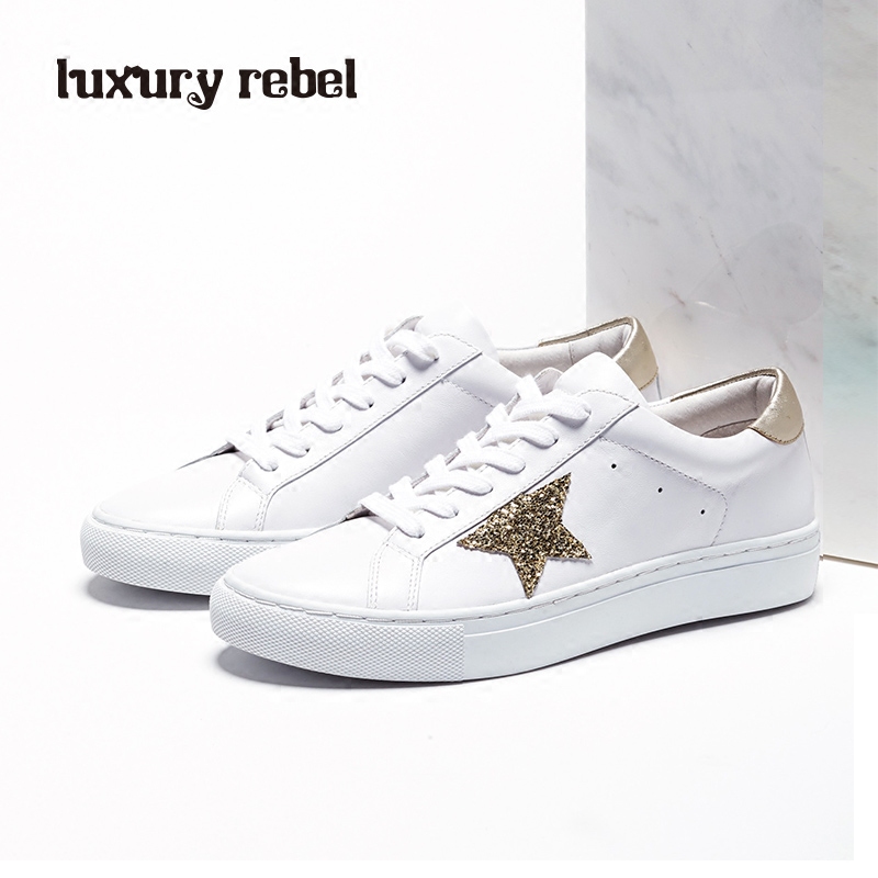 LR女鞋Luxury Rebel新品休闲平底鞋舒适运动小白鞋