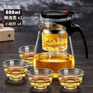 大号飘逸杯泡茶壶玻璃图片