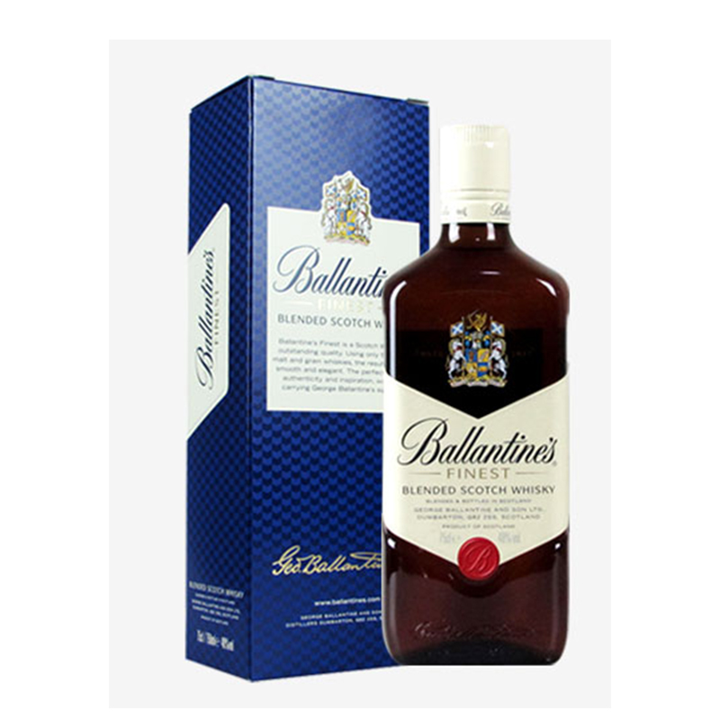 洋酒 百龄坛特醇苏格兰威士忌 BALLANTINE’S 原装进口750ml带盒