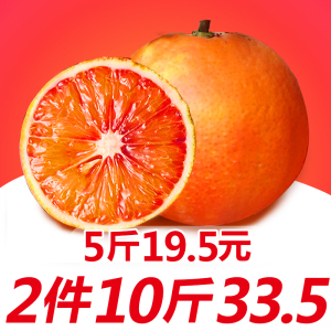 现摘现发血橙橙子批发当季新鲜水果非奉节赣南脐橙拍2件发10斤新鲜橙子