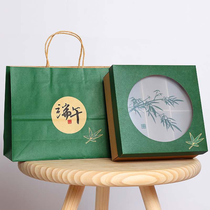定制通用端午食品粽子包装盒海鲜特产干果红枣干货高档手提礼品盒