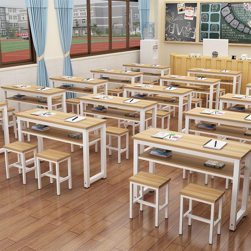 垫子课桌家用实木儿童板凳中小学座椅大学分隔挡板作业培训桌防水