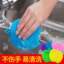 多功能厨房家用清洗布菜瓜布海绵擦硅胶洗碗刷百洁抹布神器洗锅布