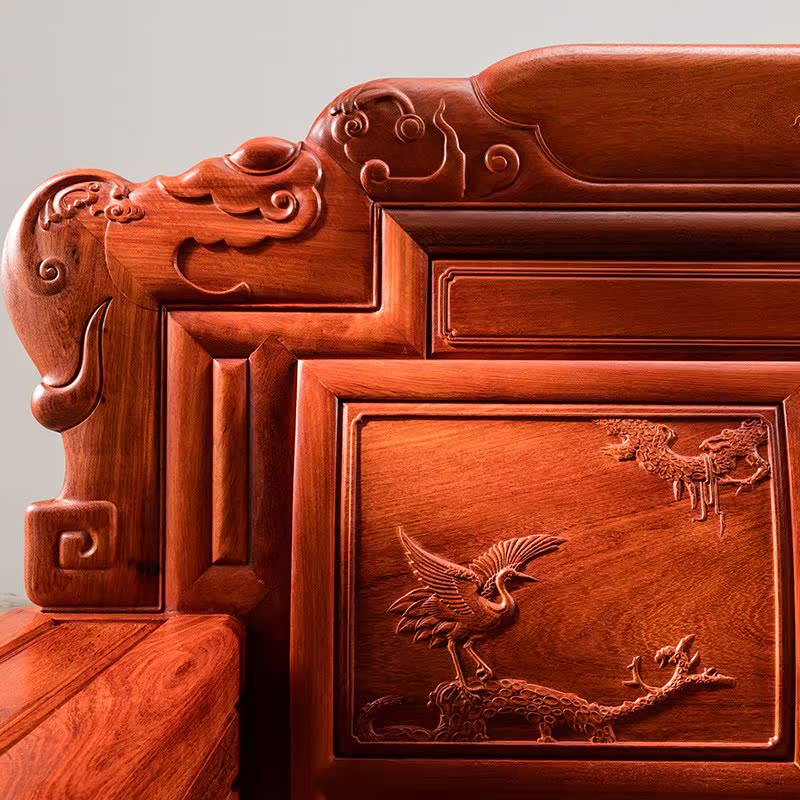 王木匠 红木家具缅甸花梨沙发11件 正品大果紫檀老料中式客厅组合