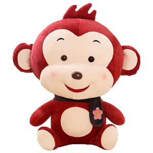 小猴子毛绒玩具喜宝猴图片