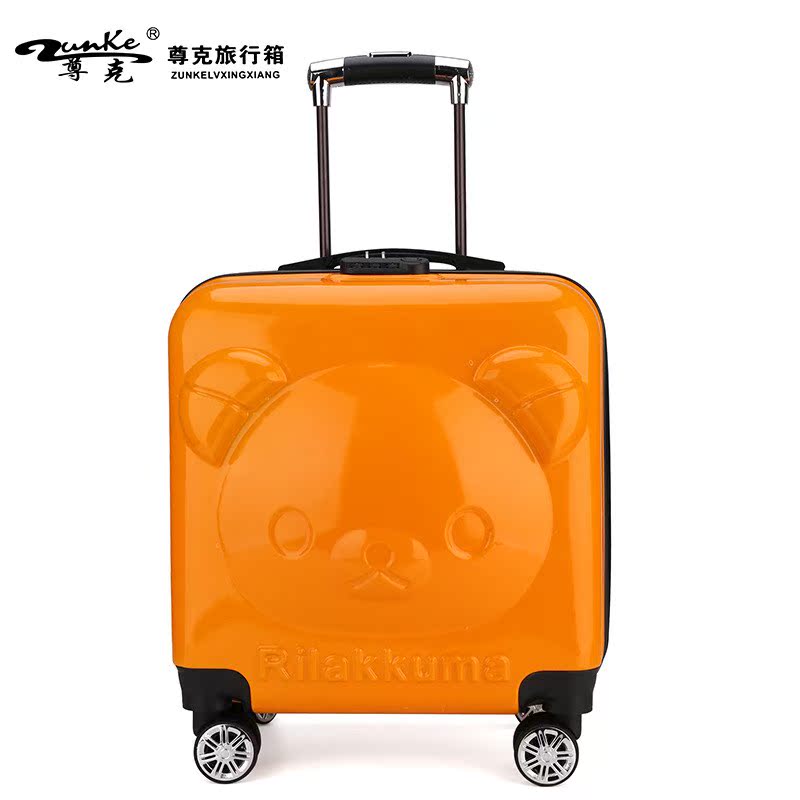 新款的出国男孩个性小孩旅行箱孩子耐用少儿家用清新日韩箱包