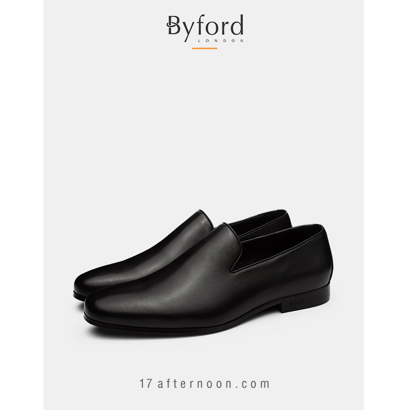 【17号的下午】英国Byford男鞋 商务休闲一脚蹬乐福鞋BF286
