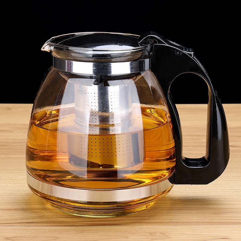 茶壶套装玻璃茶具耐热耐高温家用防爆加厚大容量冲茶器过滤茶壶