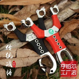 ... 传统弹弓战将平板弓304不锈钢弹弓器定位带瞄点渐变