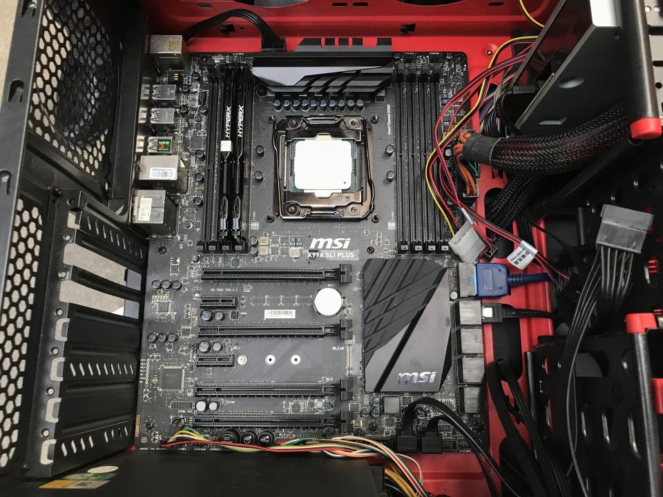 msi/微星x99a sli plus 2011-v3 x99加i7-5820k游戏主板ddr4