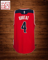 nba 波兰铁锤 马辛 戈塔特球衣奇才队4号红白jersey gortat rev30