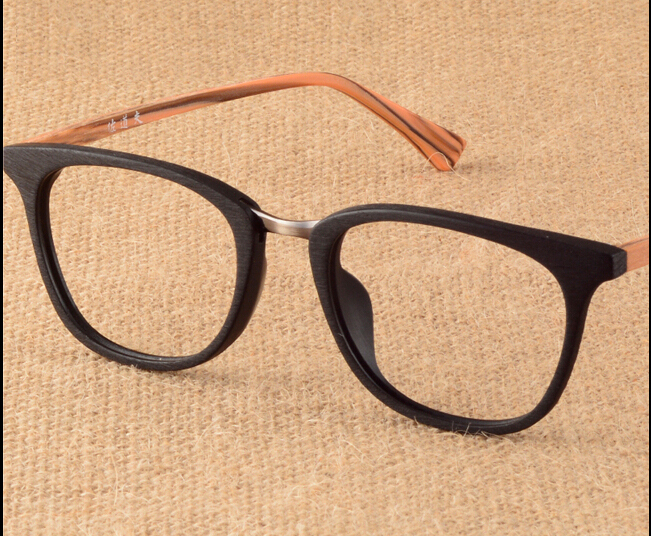 正品新款佐道夫眼镜高档复古圆框木质眼镜架潮款男女同款
