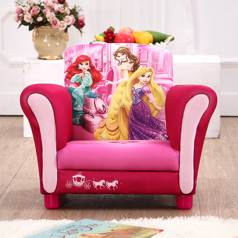 迪士尼儿童沙发卡通公主沙发宝宝幼儿沙发凳椅小沙发组合布艺包邮