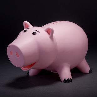 pixar皮克斯玩具总动员小猪储钱罐公仔玩偶模型手办