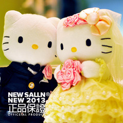 hellokitty凯蒂猫公仔婚纱情侣猫咪结婚礼品女生娃娃婚礼生日礼品