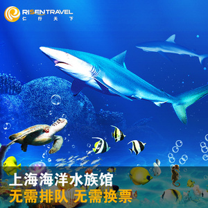 【当日可定免排队】上海海洋水族馆门票 1点半入园  span class=h>