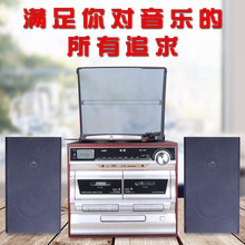 磁带C0t一体机黑胶tk录音机播放器复古留声机老式刻录机内置