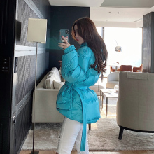 bea1o熊熊屋收腰o9士面包服冬季2020新式轻薄短式羽绒服女外套