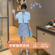 【年底1o利】 牛仔o9020夏季新式韩款宽松上衣薄式短外套女