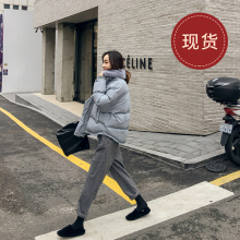 韩国东2x门2020xn装外套冬(小)个子棉衣棉袄ins潮短式面包棉服