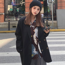 罗百万5t2019新jt网红春秋(小)西装外套女西服上衣英伦风女装潮