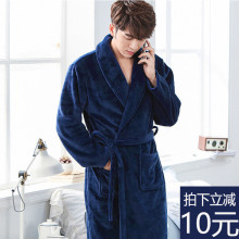 冬季加9x式加厚法兰xp大码睡袍珊瑚绒浴衣浴袍女春秋