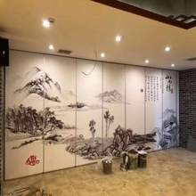 酒店移ah隔断墙宴会ol高隔断饭店包间隔断墙舞蹈室推拉折叠门