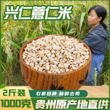 新货贵ai兴仁农家特ai薏仁米1000克仁包邮薏苡仁粗粮