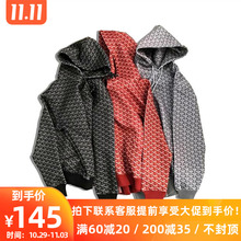 正品Canristoier Wanton太空棉卫衣男女情侣国潮ins超火帽衫外套