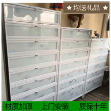户外防aq防晒铝合金po易不锈钢鞋柜架阳台室外大容量家用鞋柜