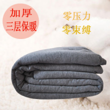 秋冬男ay夹棉三层保yu老的纯棉加肥加大保暖裤棉裤