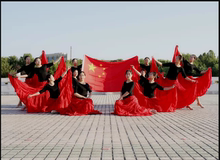 云裳 ba民族风休养mi开场舞形体舞古典舞大摆裙