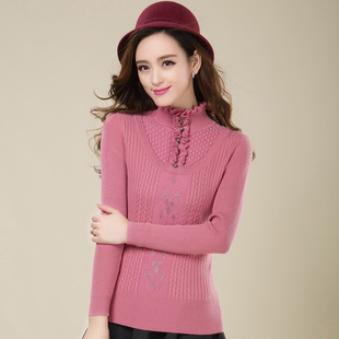 半高领毛衣女中年