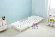 幼儿园bd睡塑料简易nm用宝宝单的拼接(小)学生宝宝托管折叠(小)床