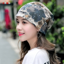 帽子女bg秋休闲头巾kj化疗帽女薄帽透气月子睡帽中老年