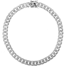 icebiut diland cuban chain hiphop白金色满钻古巴